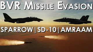 SURVIVING to the Merge! BVR Air to Air missile Evasion in DCS World