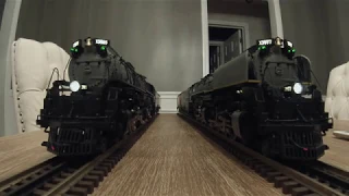 Double Vision!  Lionel's Union Pacific #3985 and #3977 Challengers!