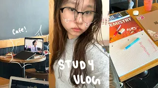 STUDY VLOG [ Exhausted, Crying, TIREDDD ]