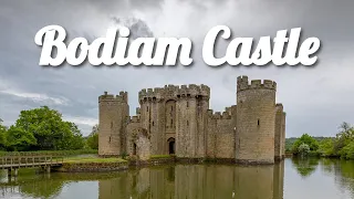 Bodiam Castle | Drone 4K | Robertsbridge Circular walk | East Sussex 🇬🇧 Hiking UK | England