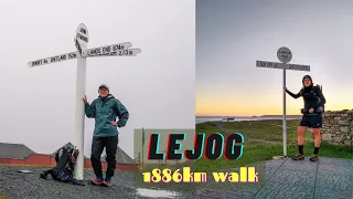 1886km walk across Great Britain - Lands End to John o'Groats - LEJOG 2021