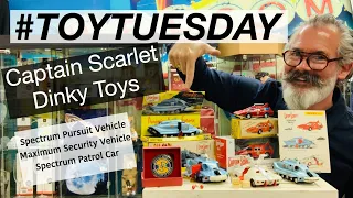 Captain Scarlet Dinky Toys Spectrum Pursuit Vehicle, Patrol Car & Security Vehicle, #toytuesday
