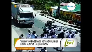 GMA Regional TV Live: Aksidente Sa Pagbangga Sa Tinun-an Sa Motorsiklo, Nahuli-cam
