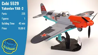 COBI 5539 Yakovlev YAK-3 - Speed Build Review