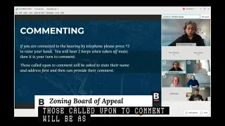 Zoning Board of Appeal Hearings 1-26-20 (Part 1 of 2)