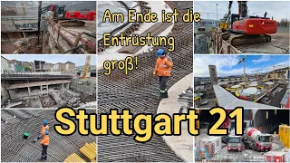 Stuttgart 21: Am Ende ist die Entrüstung groß! | 26.11.21 | #S21 #stuttgart21
