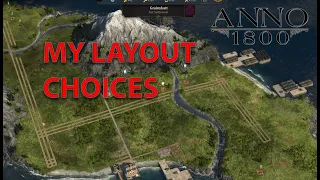 Anno 1800 My island layout choices