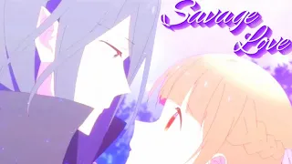 Savage Love-Collab with @Sunny_KN  {AMV-French Version-Lyrics} (Special Saint Valentin❤️)