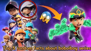 Top 5 unknown facts about boboiboy series | Top 5 random facts about boboiboy series in Hindi