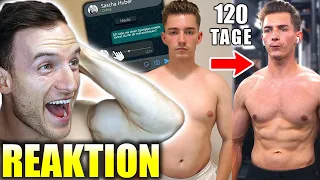 Die 120 Tage Fitness Transformation von Mexify | Sascha Huber Reaktion