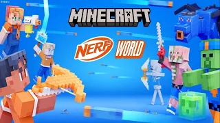 Minecraft: NERF World DLC Part 1 Over World Arena