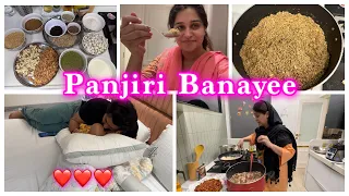 My Recipe For Panjiri| Must have for New Mothers| Papa-Beta cute moments❤️