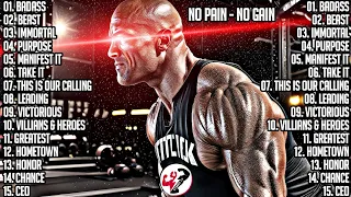 BEST GYM MUSIC 2024 💪 AGGRESSIVE HIP HOP WORKOUT MUSIC 💪 TOP ENGLISH SONG 💪  GYM MOTIVATION MUSIC 💪