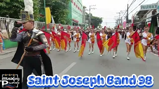 Rosario Town Fiesta 2024 I Marching Band Parade I Saint Joseph Band 98