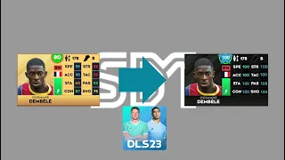 DLS 2023 || Nâng cấp max cầu thủ Ousmane Dembélé  trong Dream League Soccer 2023