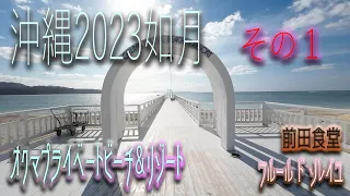 【沖縄2023如月その1】(Okinawa trip2023) 1泊2日やんばる弾丸ツアー　オクマプライベートビーチ＆リゾート  2022年7月フルリノベーションのグランドコテージ滞在記