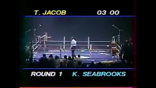 1987: Kelvin Seabrooks vs Thierry Jacob (Round 1) (The Ring Magazine Round of the Year)