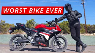 I BOUGHT THE WORST BEGINNER MOTORCYCLE! (CAN WE KILL IT?)