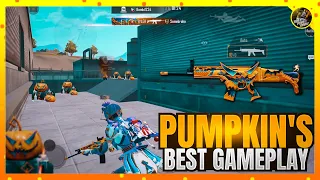 Crystal power gameplay | (Pumpkin scar-l 🎃) best damage weapon of PUBG mobile