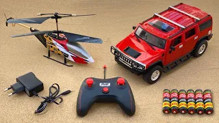 RFD018 RC Helicopter & Hummer RemoteControl electric Car 🚗 #helicopter #hummer #rc #rchelicopter