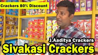 Diwali Crackers 2023 | Sivakasi crackers | Fireworks | Crackers 80% Discount | J.Aaditya Crackers