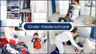 Kinder Kleiderschrank ausmisten aufräumen organisieren entrümpeln /Declutter Kids Wardrobe 2022