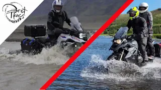 Motorcycle water crossing lesson