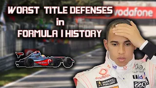 The Worst Title Defenses in Formula 1 History