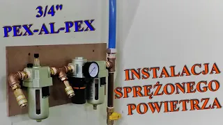 Instalacja sprężonego powietrza w garażu