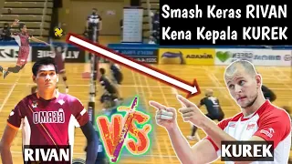 Smash Keras RIVAN Kena Kepala KUREK || Santun Rivan Minta Maaf | Rivan Headshort Kurek | Liga Jepang