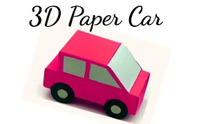 How To Make Easy Paper Toy CAR | 3D paper car ||paper toy car |origami car| paper folding car