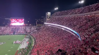 UGA 4th Quarter - Krypton Fanfare - Light Up Sanford (South Carolina at Georgia, 2021) - 4K