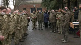 Ukrainian president Zelensky visits frontline as two soldiers are killed | AFP