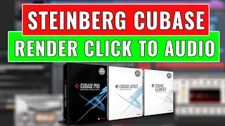 Steinberg #Cubase: Render Click to Audio in Steinberg Cubase - OBEDIA Cubase Training