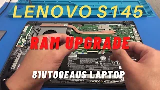 Ram Upgrade! Lenovo IdeaPad S145 | 81UT00EAUS