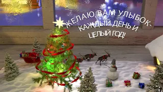 2019 видео открытка футаж поздравление с Рождеством