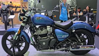 2024 Royal Enfield Super Meteor 650 Astral Blue is back with new update and more dashing appearance