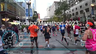 [Chicago Marathon2023@Oct.08/2023] Full Course Recap【シカゴマラソン2023＠2023/10/08】全コースノーカット (1080p60)