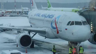 TRIPREPORT | Ural Airlines Airbus A319 | Flight from Moscow DME to Saint Petersburg