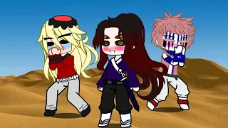 Kokushibo, Douma and Akaza stuck in a desert||Kasumi-san||Au||