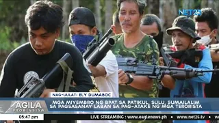 Mga miyembro ng BPAT sa Patikul, Sulu, sumailalim sa pagsasanay laban sa pag-atake ng mga terorista