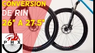 Rin o rueda 26" conversion a 27.5" Ventajas en KONA Mountain bike (PART1)