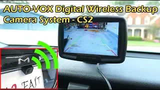 AUTO-VOX Digital Wireless Backup Camera Install - Model CS2