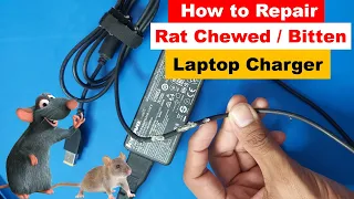 How to Fix a Chewed Laptop Charger Cord | Laptop Charger Repair