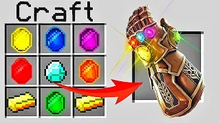 LE GANT DE L'INFINI DE THANOS DANS MINECRAFT !