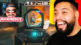 Apex NOOBS react to NICKMERCS!!