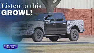 Spied testing with audio! 2022 Ford Raptor with V8 Growl!