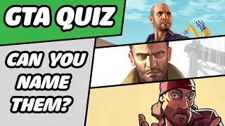 GTA Quiz - Can You Name The Characters