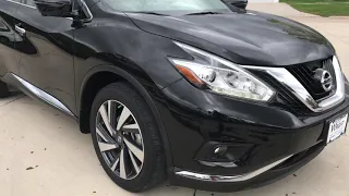 2018 Nissan Murano Platinum Super Black Leather Navigation this is LOADED!!! WOW!!!