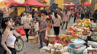 CHEN CHÚC LẠC LỐI Ở CHỢ PHIÊN BÊN TRUNG QUỐC VÌ QUÁ RỘNG VÀ ĐÔNG | CHỢ MALYPO, VĂN SƠN, VÂN NAM, TQ